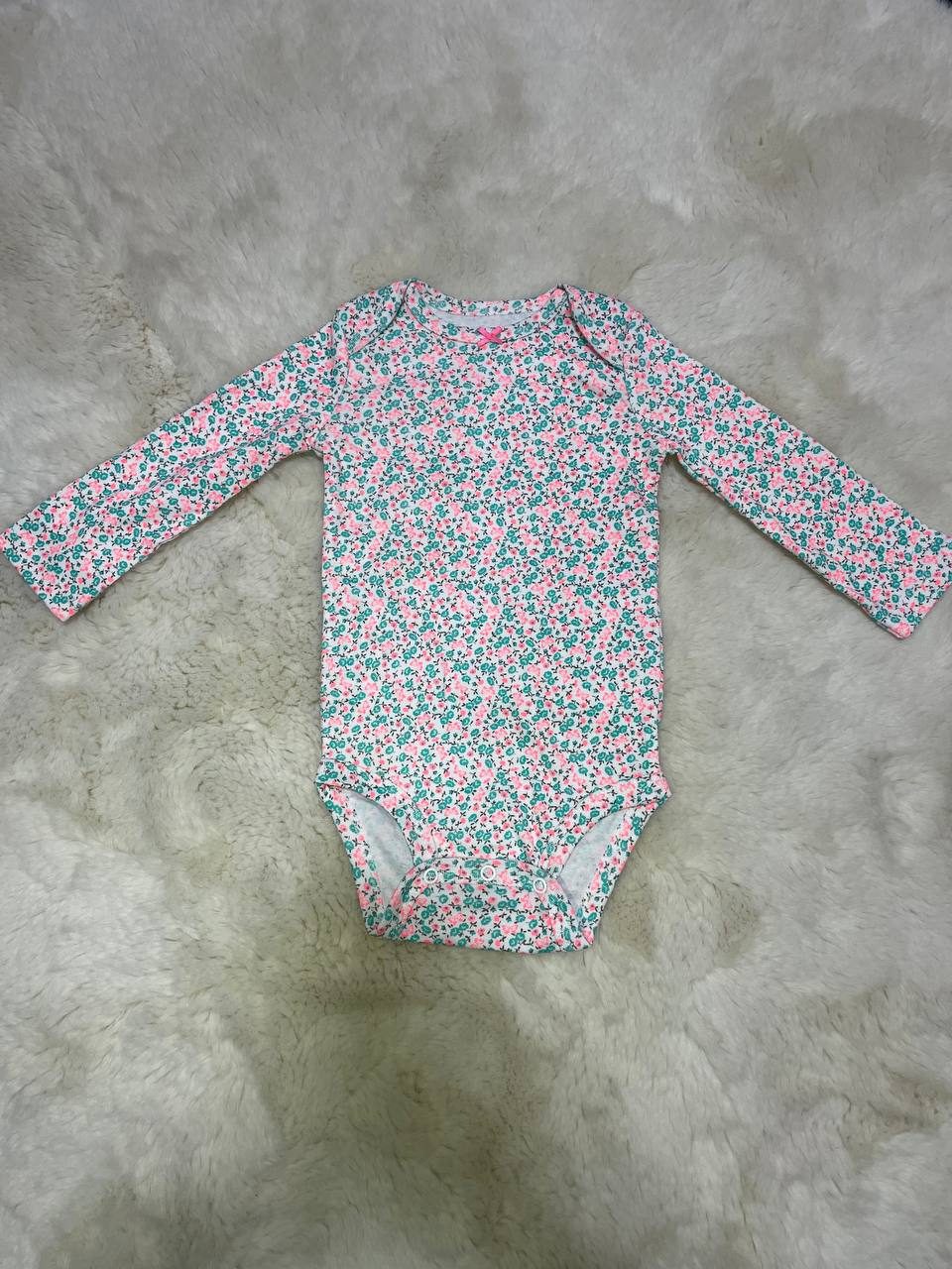 Floral Long-Sleeve Bodysuit