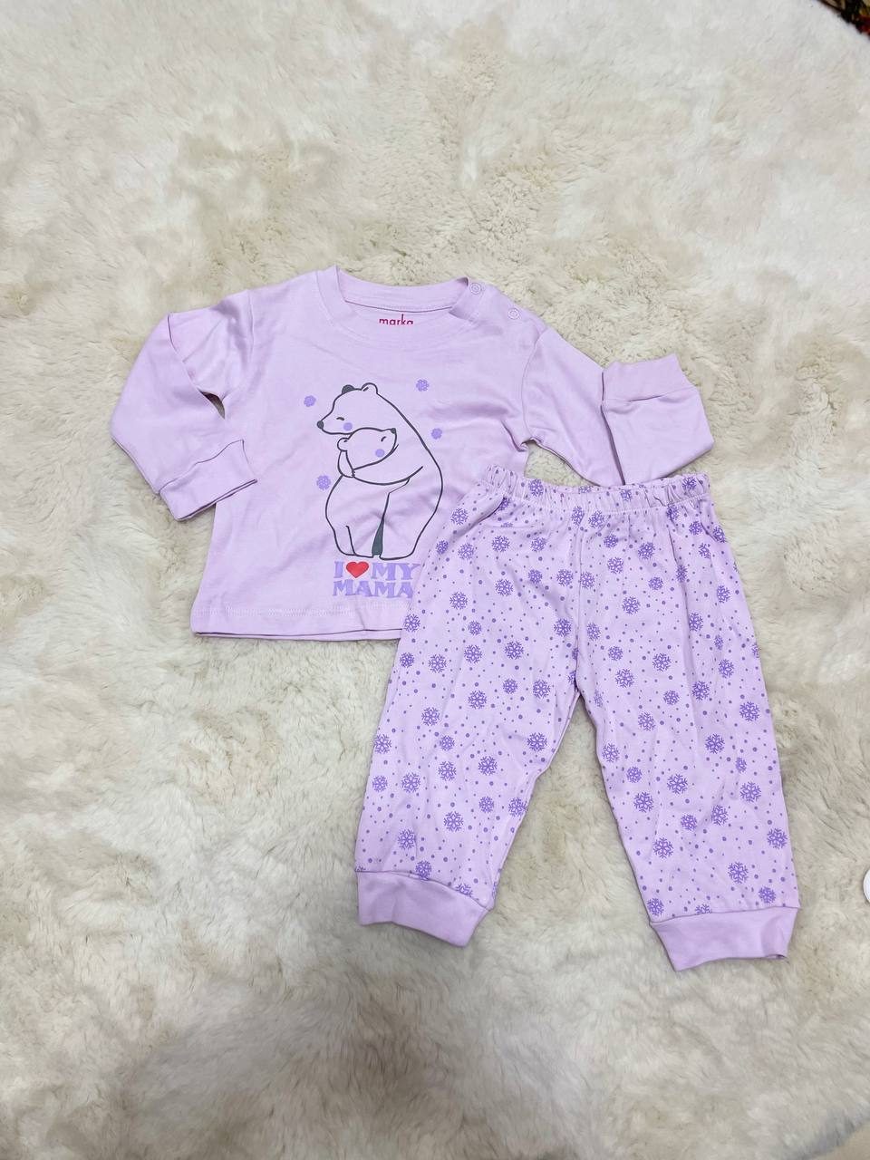 Bear Print Pyjama Set