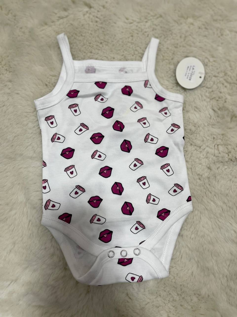 Berry Print Cami Bodysuit